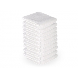 RĘCZNIK Z MICROFIBRY 73X40CM 10SZT BIAŁY